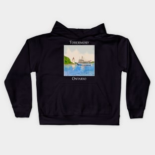 Tobermory Big Tub Lighthouse and Glass Bottom Boat - WelshDesigns Kids Hoodie